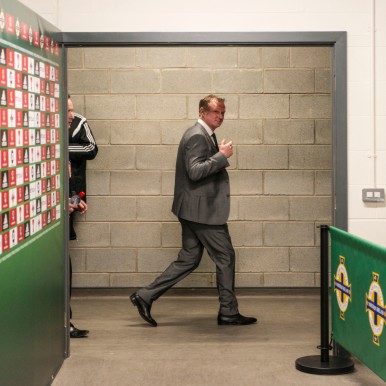 2016 IM MÄRZ, THE NATIONAL FOOTBALL STADIUM AT WINDSOR PARK, Michael O'Neill, Belfast